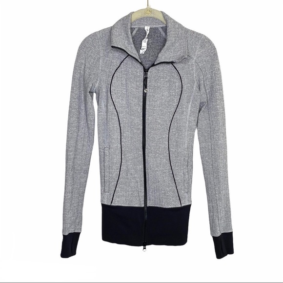 Lululemon Nice Asana Jacket Herringbone - Picture 2 of 13